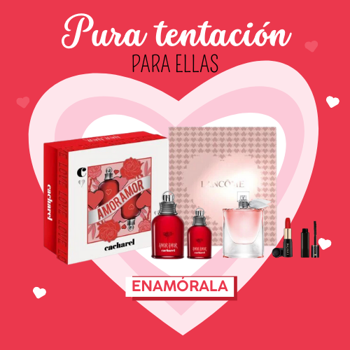 Banner perfumes mujer San Valentín