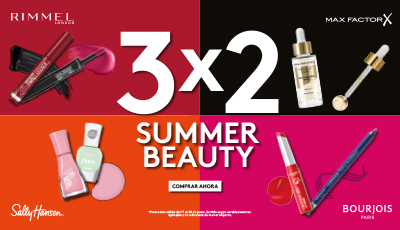3X2 Bourjois, Rimmel, Max Factor, Sally Hansen maquillaje low cost
