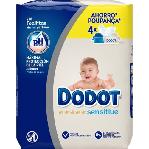 Dodot Sensitive Toallitas Infantiles Sin Perfume Pack Ahorro