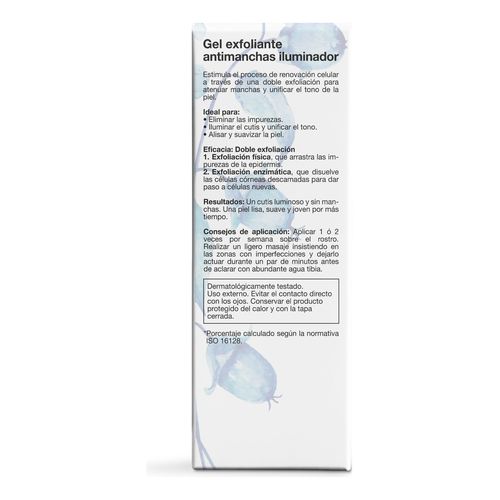 Gel exfoliante suave