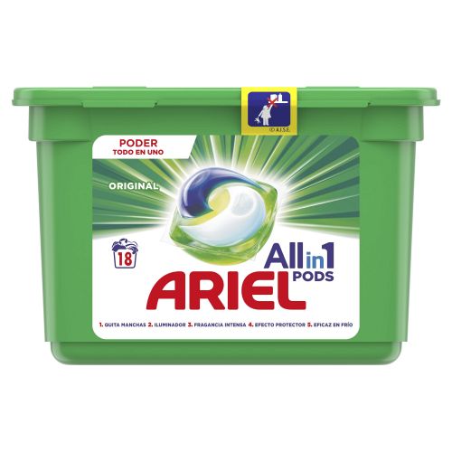 Ariel Todo En Uno Pods Con Lenor Unstoppables Detergente En
