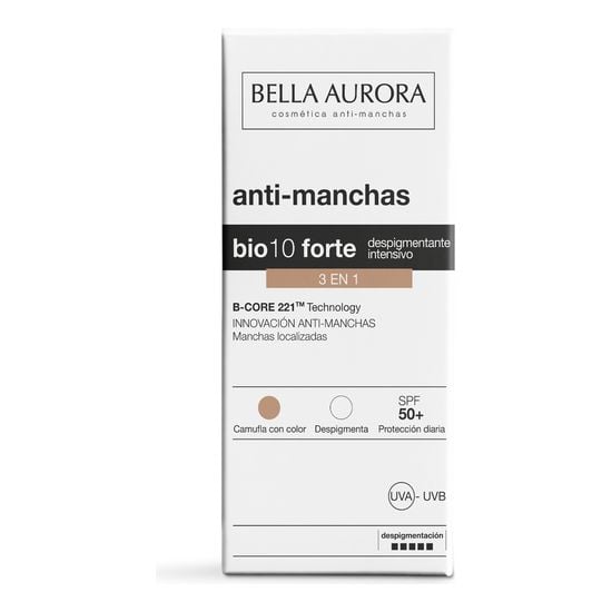 Anti-Manchas Bio 10 forte 3 en 1 Spf50+