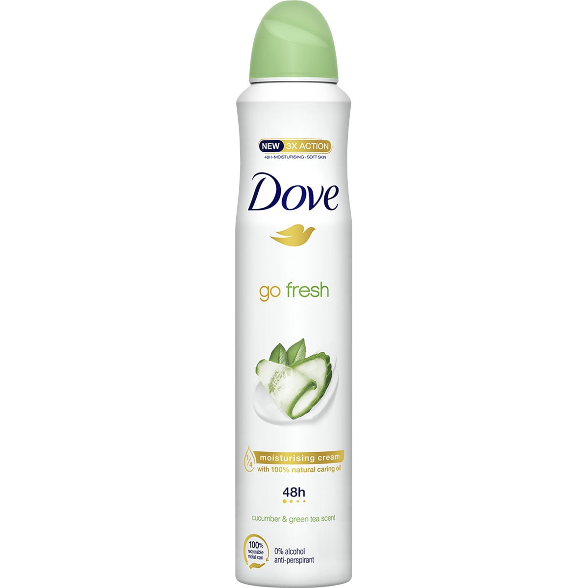 Dove Women Go Fresh Pepino Desodorante Spray En Aromas