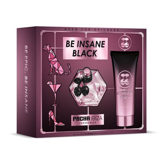 Be Insane Black for Her Edt Estuche