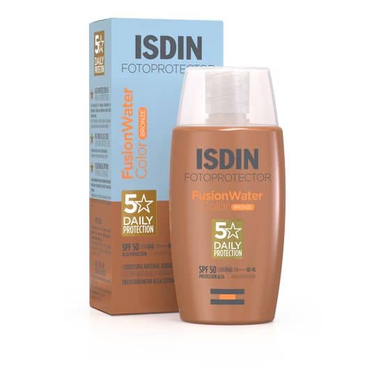 Isdin Fusion Water Color Bronze 50 ml Fotoprotector Facial