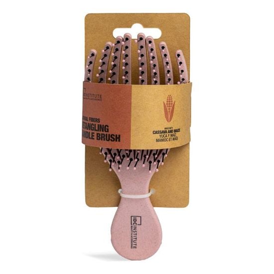 Natural Fibers Detangling Handle Brush