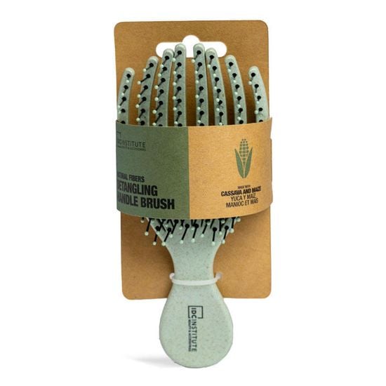 Natural Fibers Detangling Handle Brush